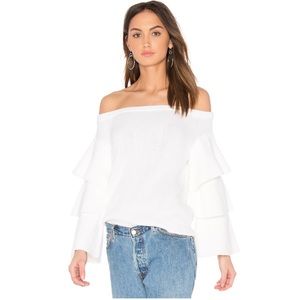 NWT Endless Rose off the shoulder Sweater - Ivory